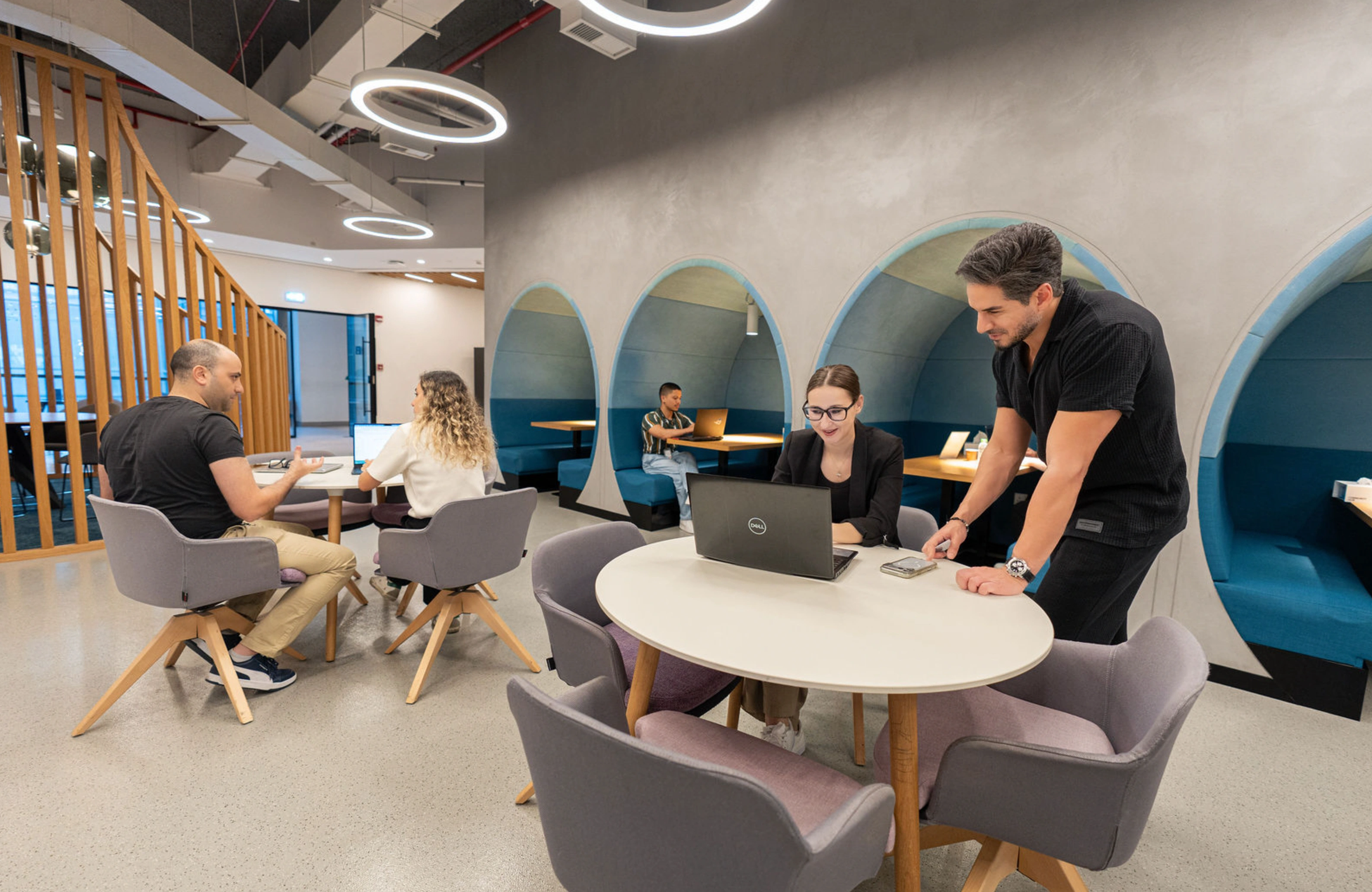 YallaPlay team collaborating in the office